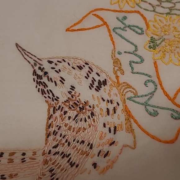 Vintage Hand Stitched Arazonia State Bird & Flower - Picture 10 of 16